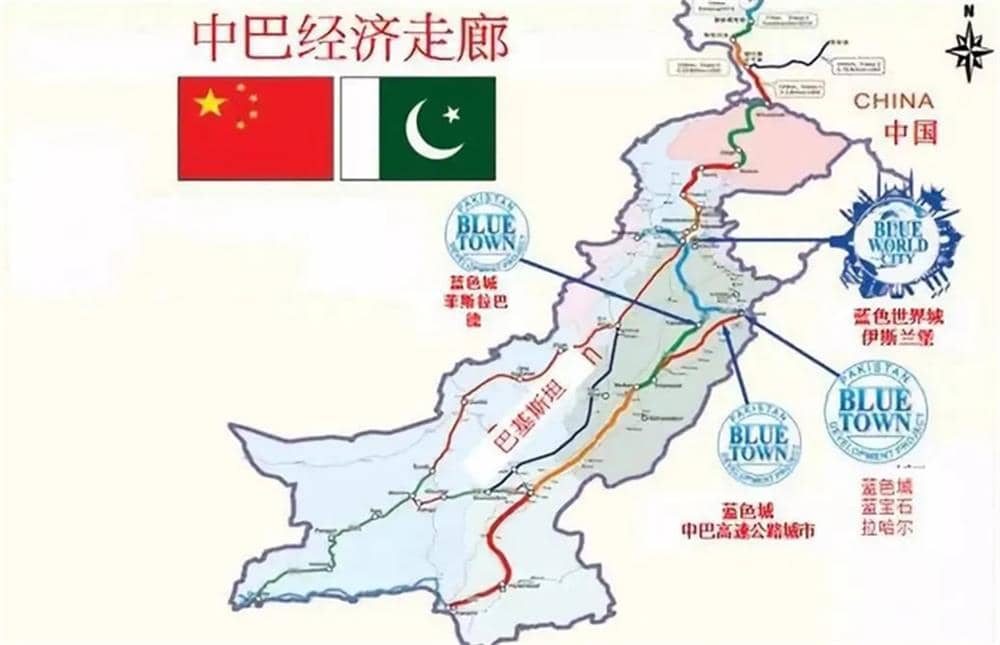 中巴经济走廊地图 中巴经济走廊地图